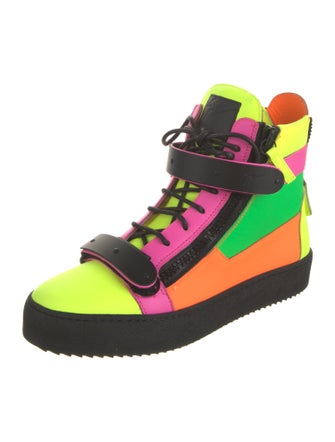 Giuseppe Zanotti Leather Printed Sneakers