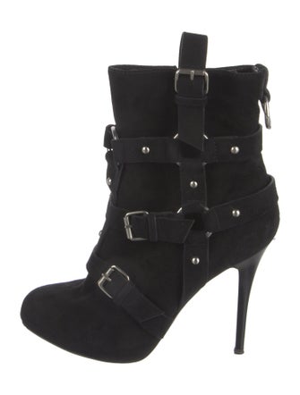 Giuseppe Zanotti Suede Lace-Up Boots