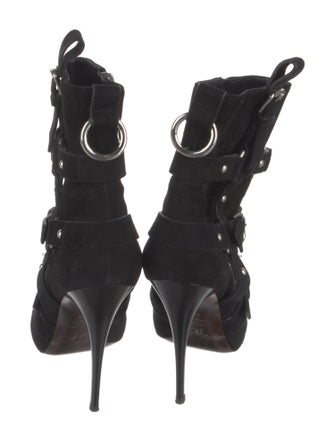 Giuseppe Zanotti Suede Lace-Up Boots