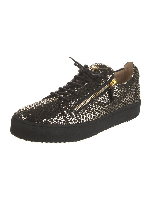 Giuseppe Zanotti Canvas Sequin Embellishments Sneakers