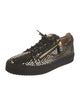 Giuseppe Zanotti Canvas Sequin Embellishments Sneakers