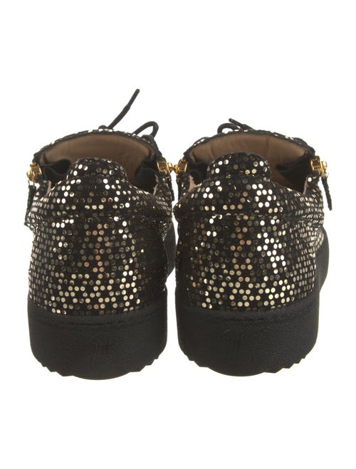 Giuseppe Zanotti Canvas Sequin Embellishments Sneakers