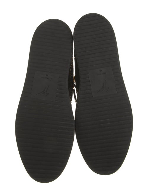 Giuseppe Zanotti Canvas Sequin Embellishments Sneakers