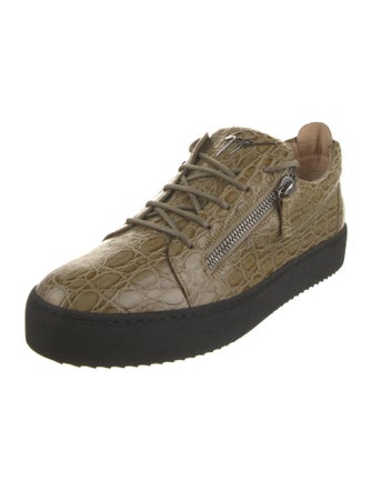 Giuseppe Zanotti Crocodile Sneakers