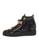 Giuseppe Zanotti Leather Printed Lace-Up Boots