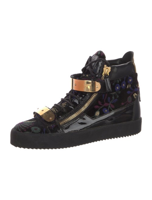 Giuseppe Zanotti Leather Printed Lace-Up Boots