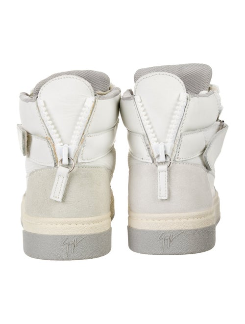 Giuseppe Zanotti Leather Colorblock Pattern Sneakers