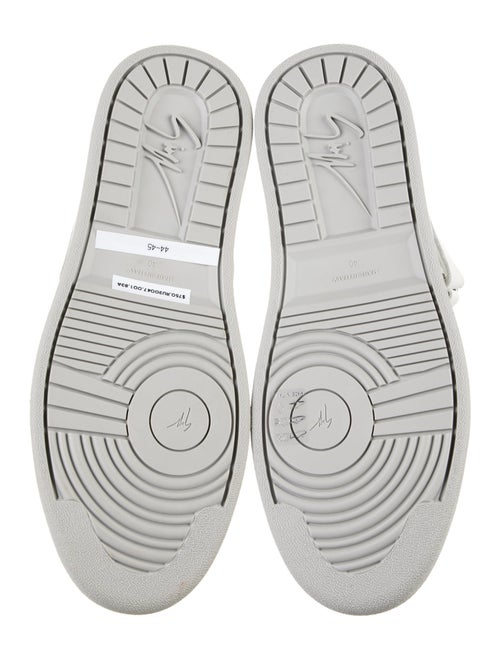 Giuseppe Zanotti Leather Colorblock Pattern Sneakers