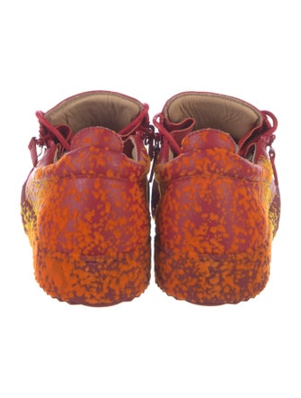 Giuseppe Zanotti Leather Printed Sneakers
