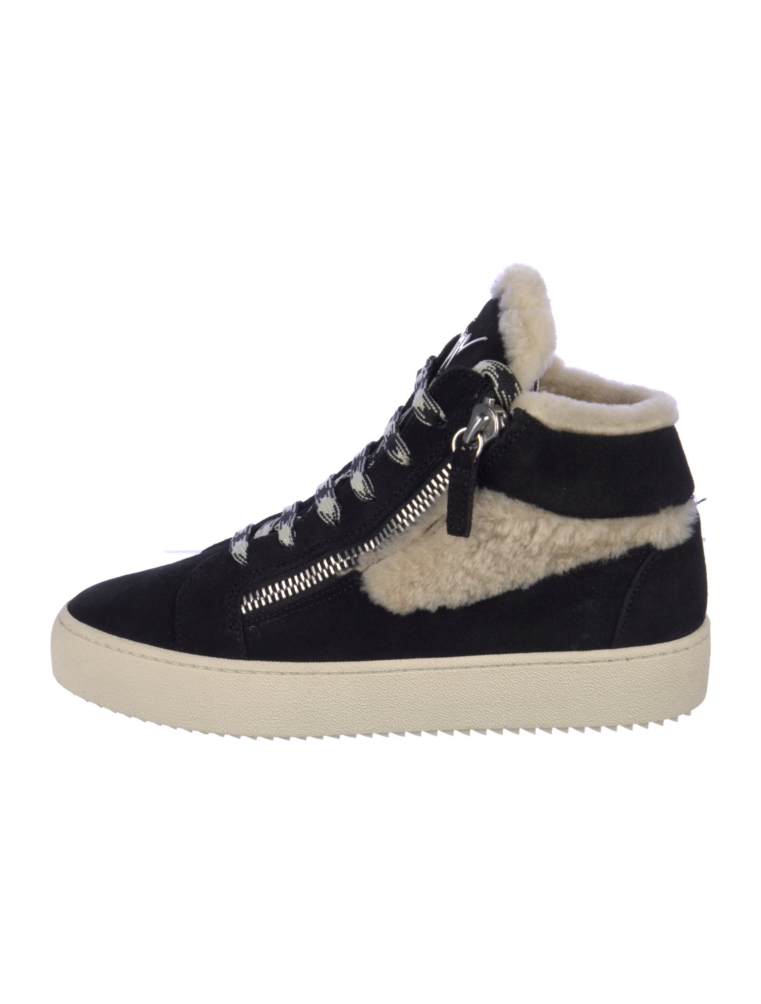 Giuseppe Zanotti Suede Wedge Sneakers w/ Tags