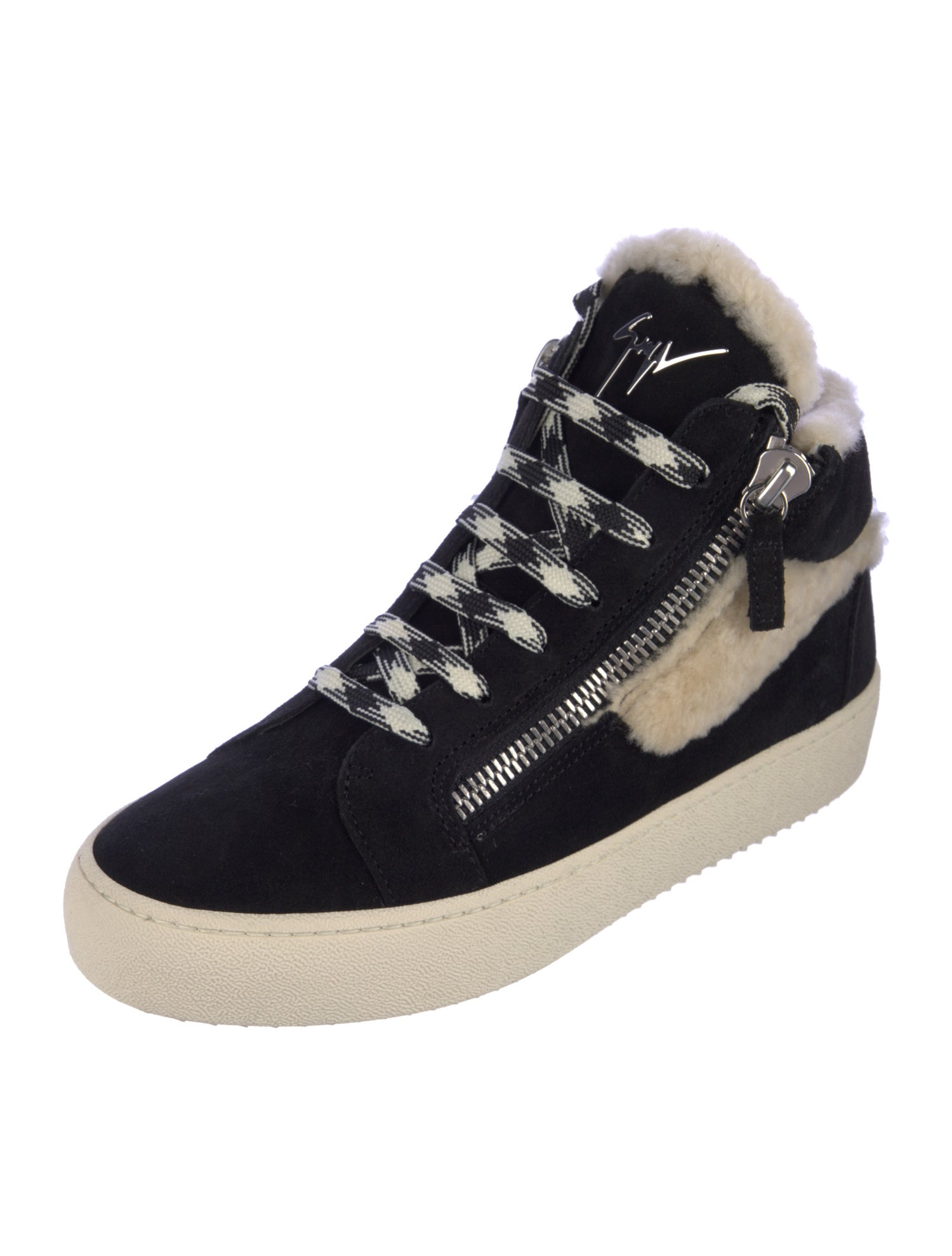 Giuseppe Zanotti Suede Wedge Sneakers w/ Tags