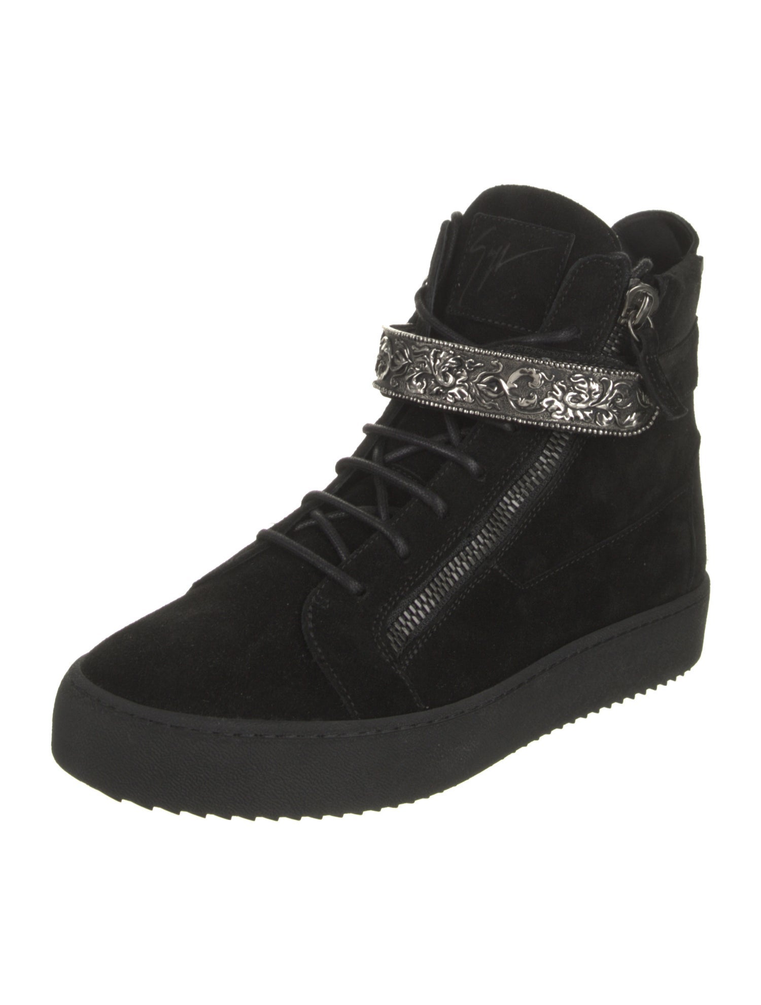 Giuseppe Zanotti Suede Lace-Up Boots