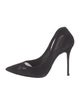 Giuseppe Zanotti Suede Mesh Accents Pumps