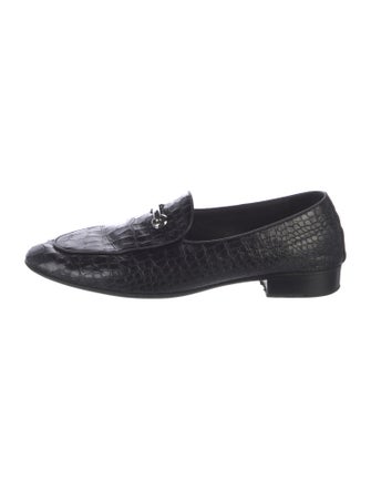 Giuseppe Zanotti Alligator Loafers