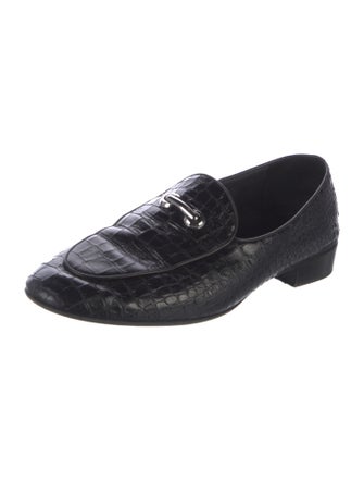 Giuseppe Zanotti Alligator Loafers