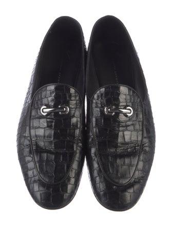 Giuseppe Zanotti Alligator Loafers