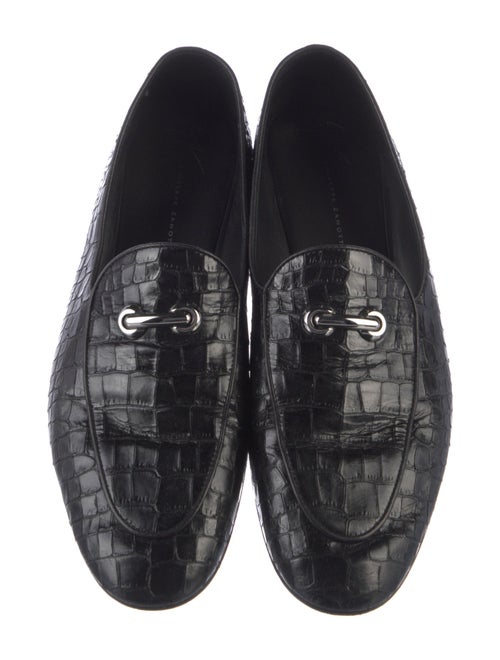 Giuseppe Zanotti Alligator Loafers