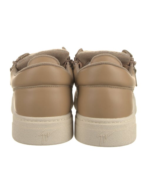 Giuseppe Zanotti Leather Colorblock Pattern Sneakers