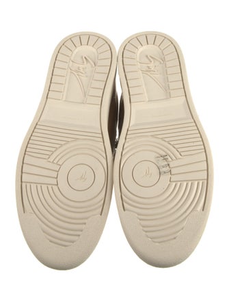 Giuseppe Zanotti Leather Colorblock Pattern Sneakers