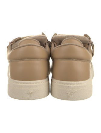 Giuseppe Zanotti Leather Colorblock Pattern Sneakers