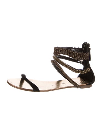 Giuseppe Zanotti Suede Gladiator Sandals