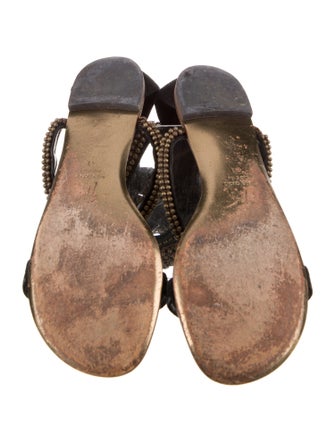 Giuseppe Zanotti Suede Gladiator Sandals