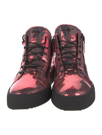 Giuseppe Zanotti Leather Printed Sneakers