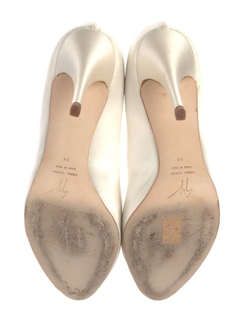 Giuseppe Zanotti Satin Crystal Embellishments Pumps