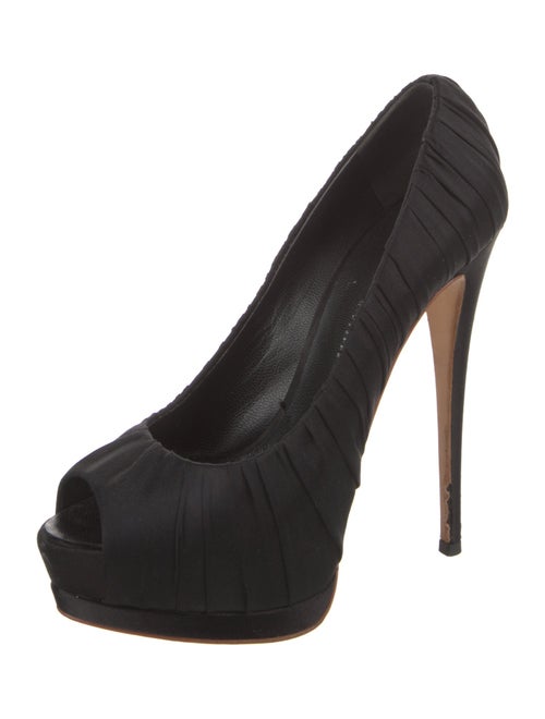 Giuseppe Zanotti Satin Bow Accents Pumps