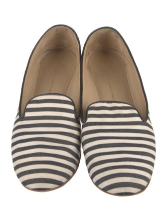 Giuseppe Zanotti Striped Ballet Flats