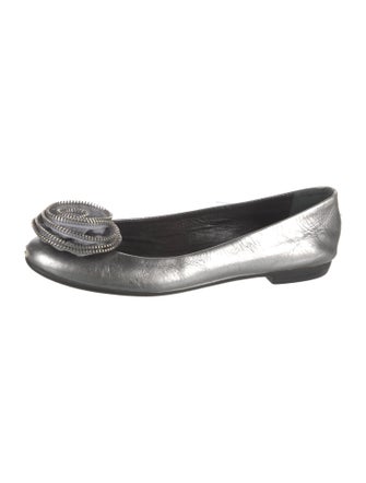 Giuseppe Zanotti Leather Flats