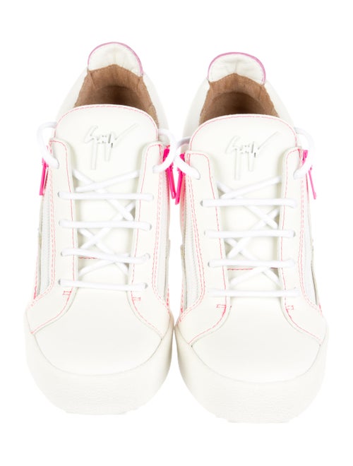 Giuseppe Zanotti Leather Wedge Sneakers