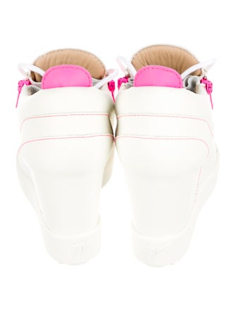 Giuseppe Zanotti Leather Wedge Sneakers
