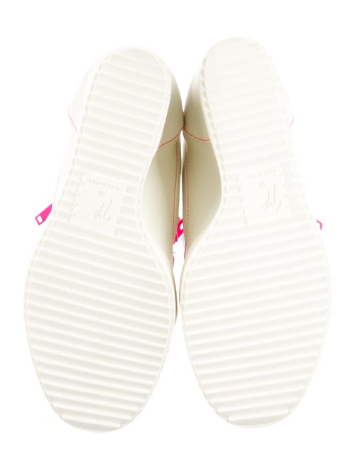 Giuseppe Zanotti Leather Wedge Sneakers
