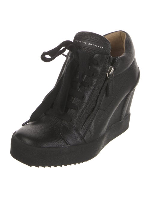 Giuseppe Zanotti Leather Wedge Sneakers