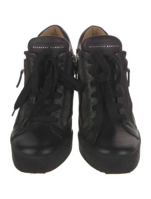 Giuseppe Zanotti Leather Wedge Sneakers