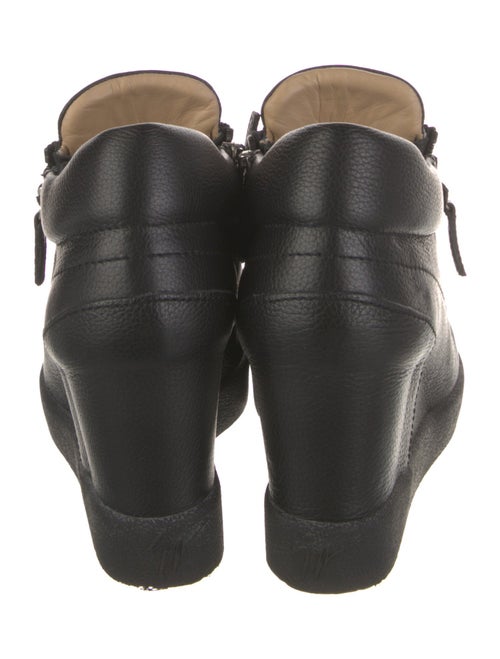 Giuseppe Zanotti Leather Wedge Sneakers