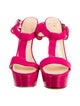 Giuseppe Zanotti Suede T-Strap Sandals