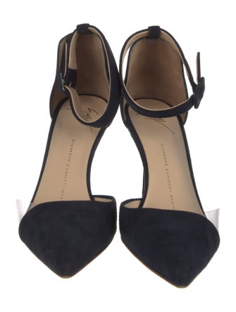 Giuseppe Zanotti Suede D'Orsay Pumps