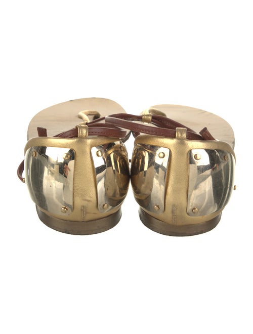 Giuseppe Zanotti Leather T-Strap Sandals