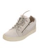 Giuseppe Zanotti Suede Sneakers