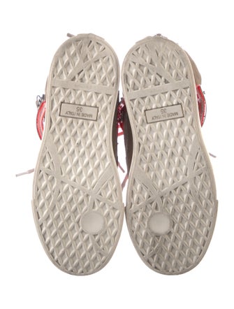 Giuseppe Zanotti Suede Colorblock Pattern Sneakers