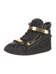 Giuseppe Zanotti Quilted Pattern Leather Sneakers