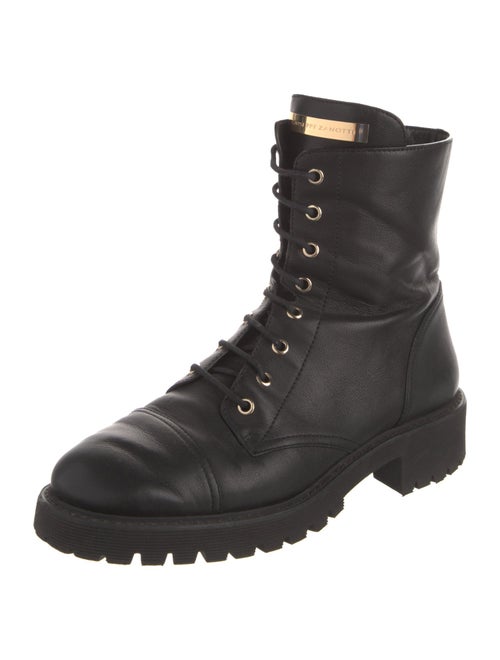 Giuseppe Zanotti Leather Combat Boots