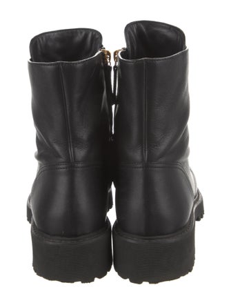 Giuseppe Zanotti Leather Combat Boots