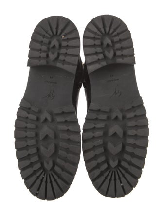Giuseppe Zanotti Leather Combat Boots