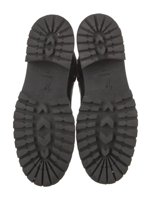 Giuseppe Zanotti Leather Combat Boots