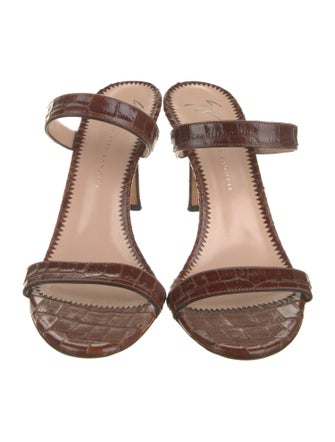 Giuseppe Zanotti Crocodile Slides