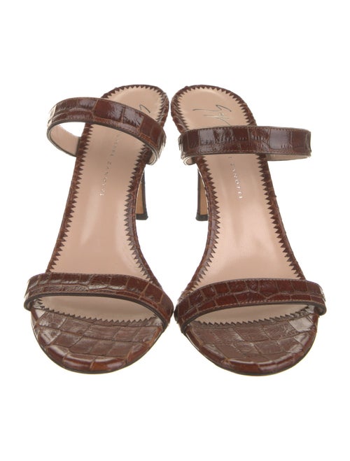 Giuseppe Zanotti Crocodile Slides