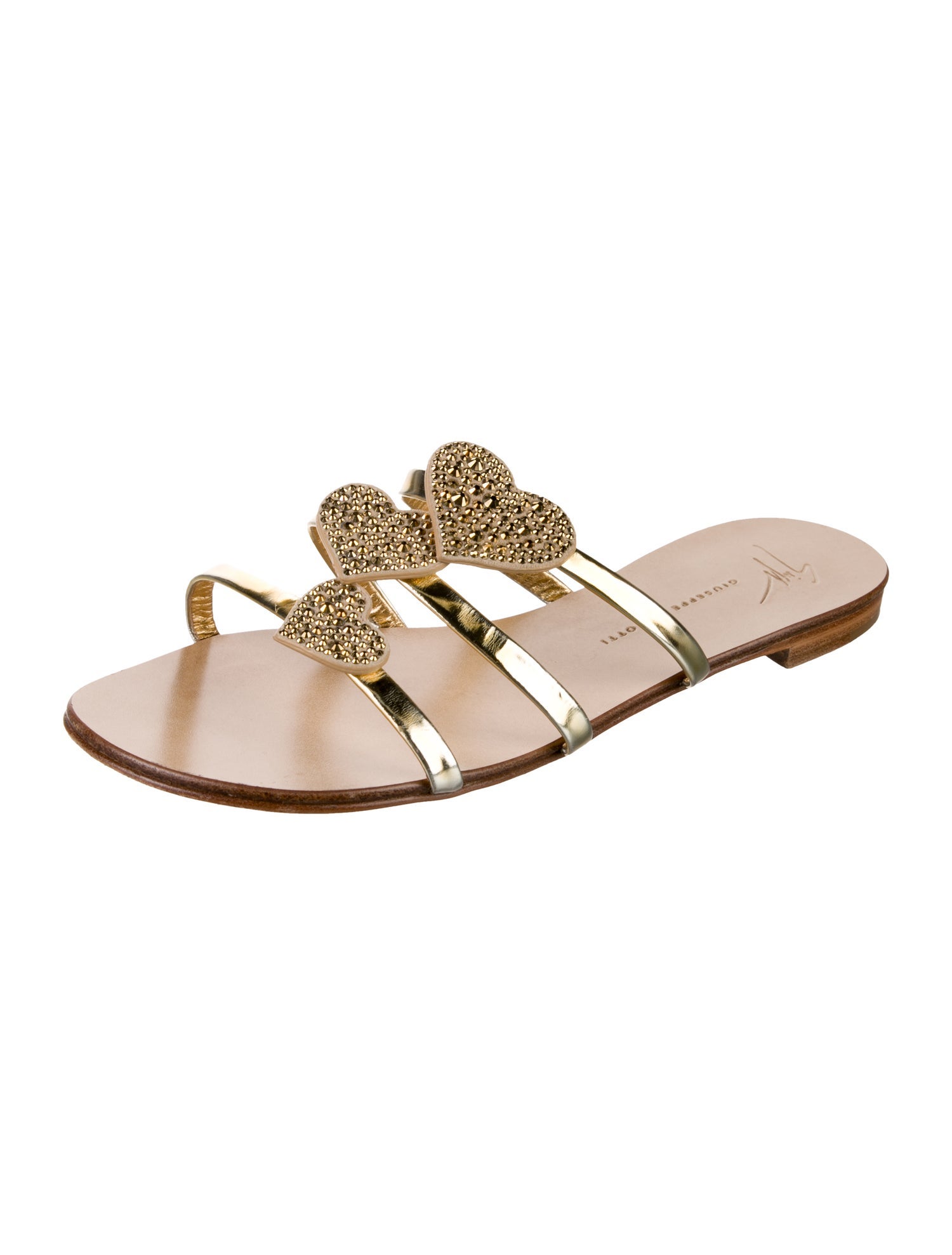 Giuseppe Zanotti Leather Slides